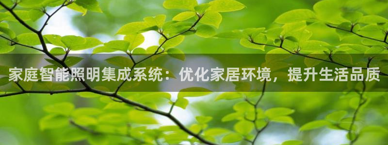 云顶国际商业广场：家庭智能照明集成系统：